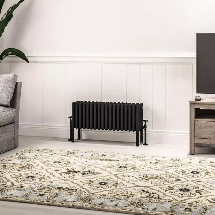 Eastbrook Imperia 6 Column Radiator 300 x 830mm Matt Black
