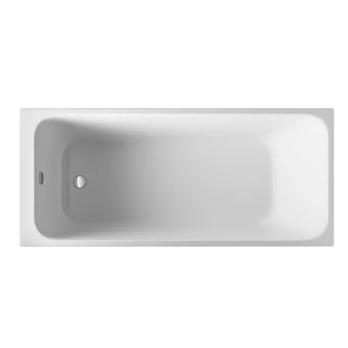 Eastbrook Malin Single Ended (SE) 1600 x 700 x 440mm Rectangular 5mm Bath - White