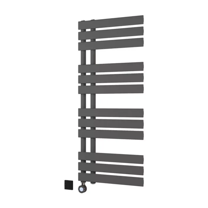 Eastbrook Brockworth All Electric Towel Rail 1200 x 500mm Matt Anthracite