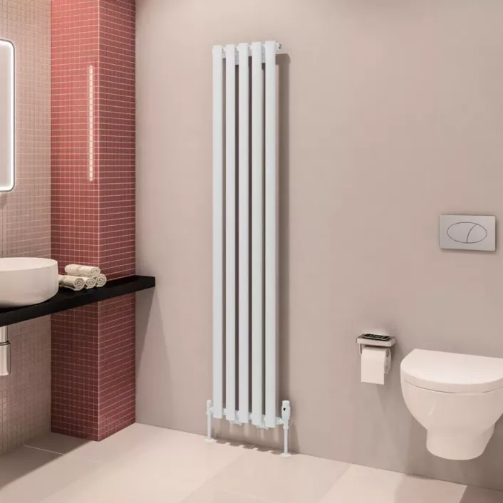 Eastbrook Tunstall 1800 x 350 Radiator Matt White