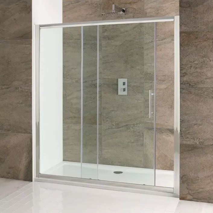 Eastbrook Volente 1850mm x 2000mm Slider Shower Door - Chrome