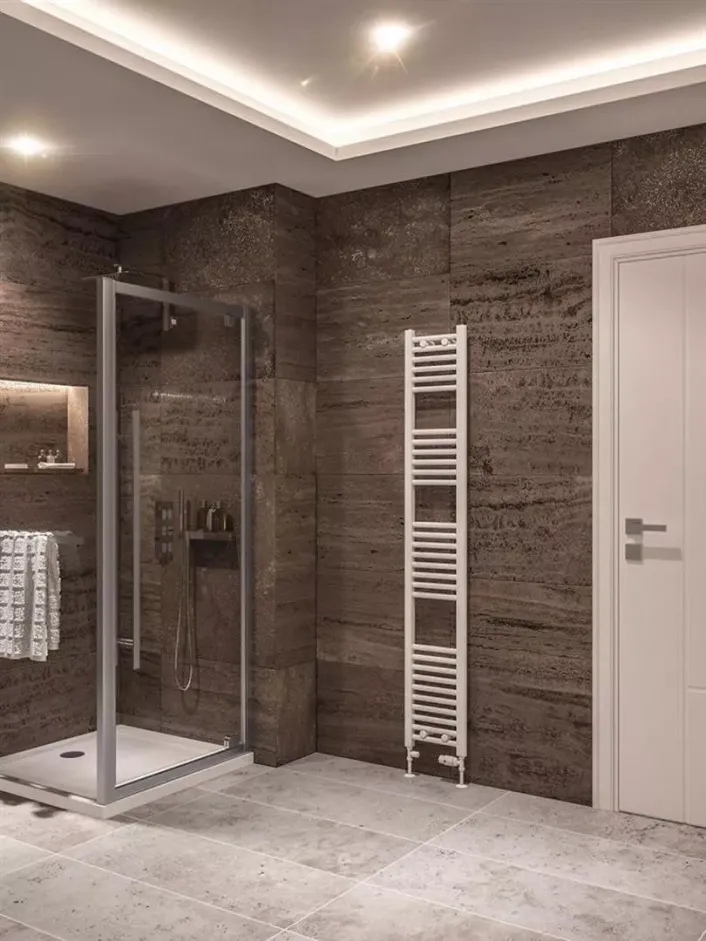Eastbrook Wingrave 1800 x 300 Straight Multirail Gloss White