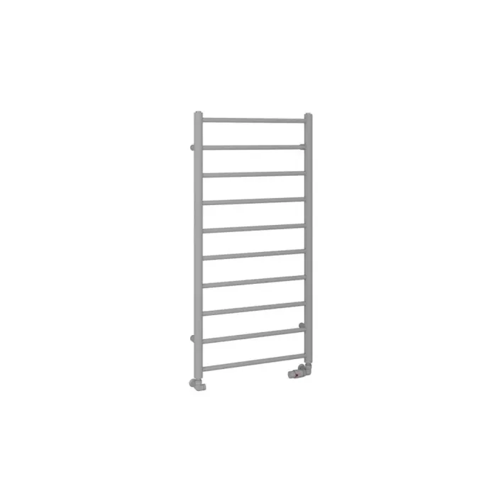 Eastbrook Tuscan Round 1200 x 600 Towel Rail Matt Grey