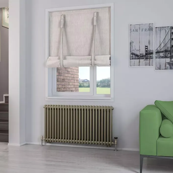 Eastbrook Rivassa 2 Column Radiator 600 x 1148mm Bronze Effect