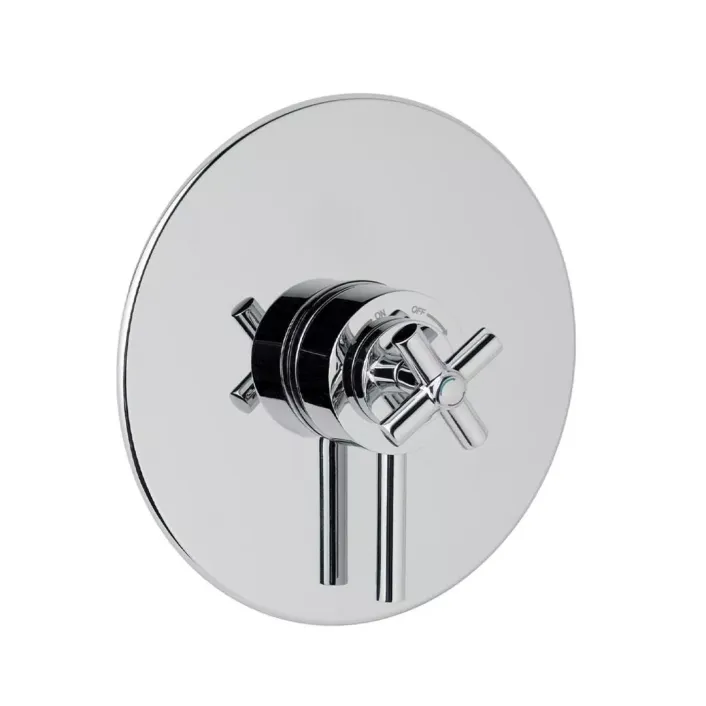 Eastbrook Concealed Thermostatic Crosshead Shower Valve - Chrome