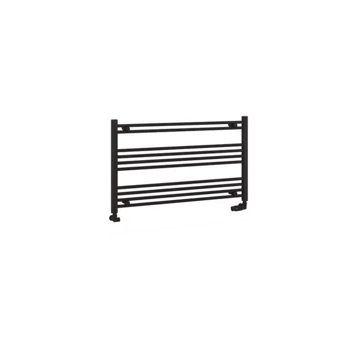 Eastbrook Wendover Straight Multirail 600 x 1000 Matt Black