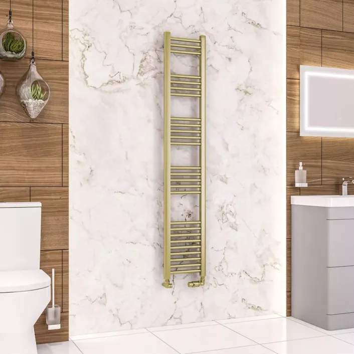Eastbrook Wendover Straight Multirail 1600 x 300 Brushed Brass