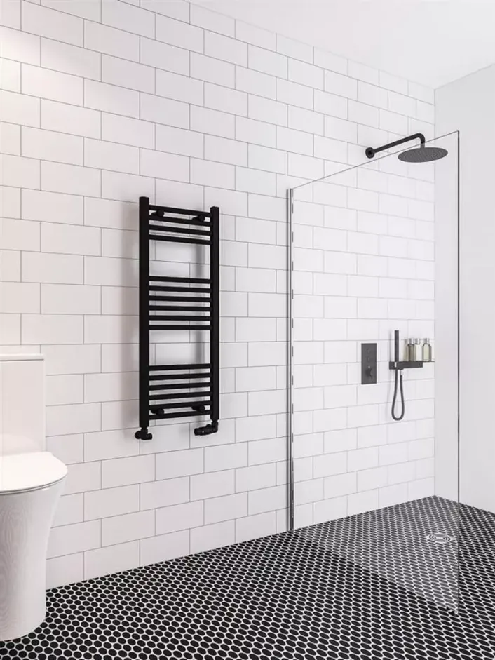Eastbrook Wingrave 1000 x 400 Straight Multirail Matt Black