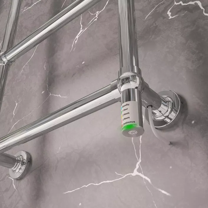 Eastbrook Kennet Dry Element Towel Rail 1200 x 500 Chrome