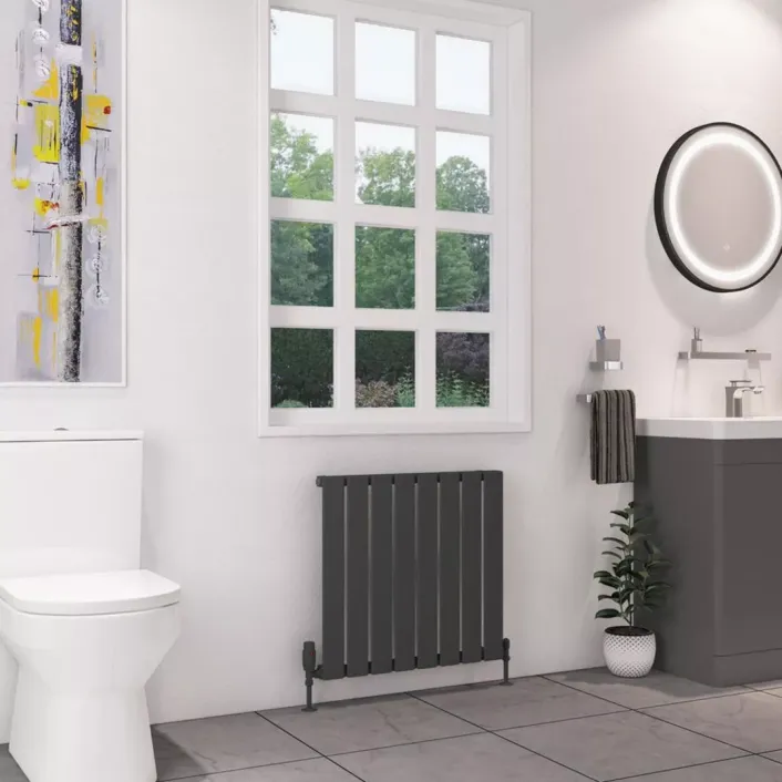 Eastbrook Deddington 600 x 630 Radiator Matt Anthracite