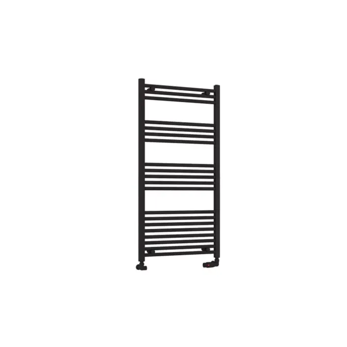Eastbrook Wendover Straight Multirail 1200 x 600 Matt Black