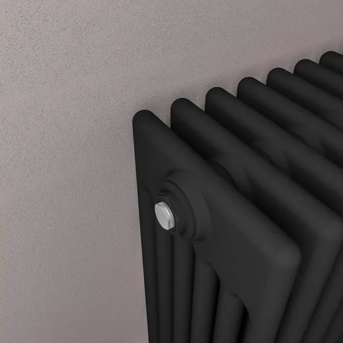 Eastbrook Imperia 6 Column Radiator 600 x 830mm Matt Black