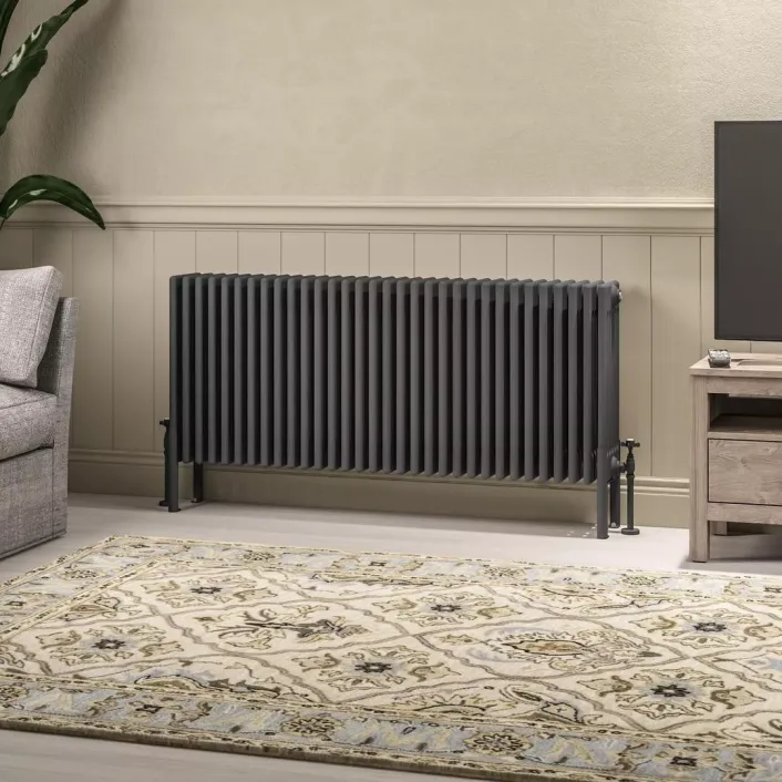 Eastbrook Imperia 6 Column Radiator 600 x 1460mm Matt Anthracite