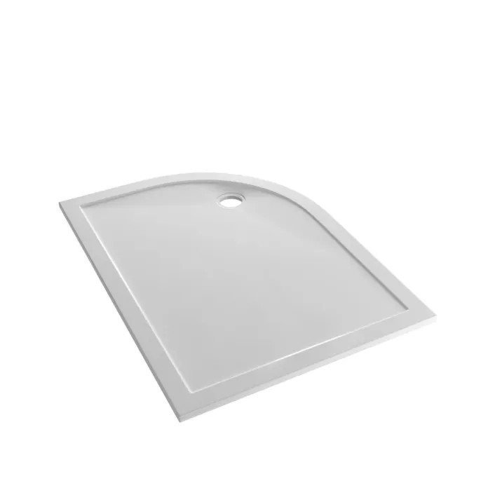 Eastbrook Corsair Anti-Slip 1100 x 800mm Offset Quad Right Hand (RH) 25mm Shower Tray - White