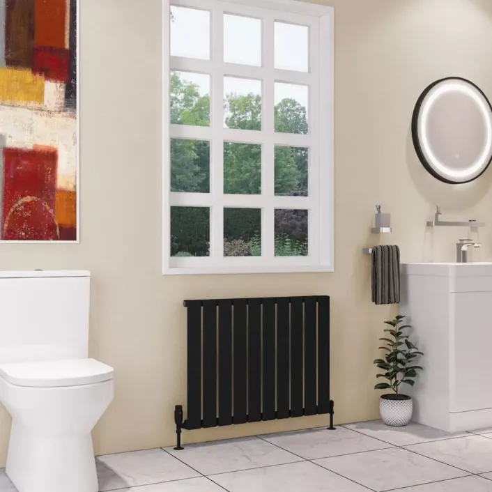 Eastbrook Deddington 600 x 790 Radiator Matt Black