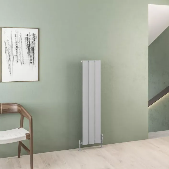 Eastbrook Malmesbury 1200 x 280 Aluminium Radiator Matt Grey
