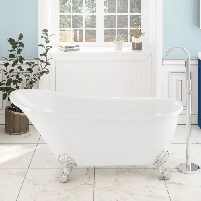 Eastbrook Richmond 1620 x 690 x 760mm (430mm Depth) Freestanding Bath - White
