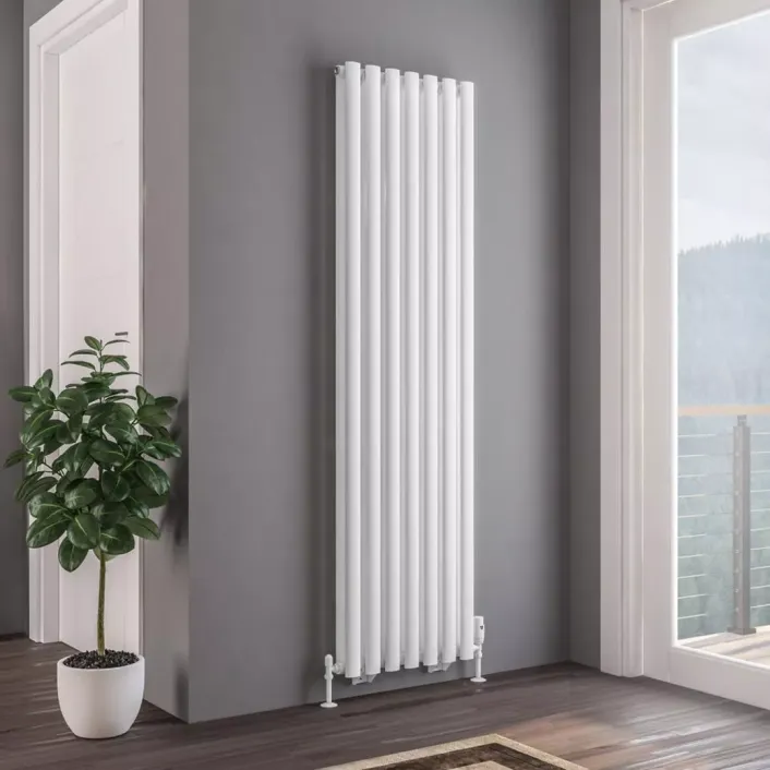 Eastbrook Tunstall Double 1800 x 490 Radiator Matt White