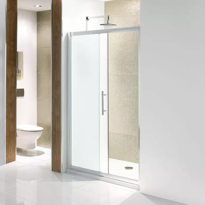 Eastbrook Volente 1850mm x 1000mm Slider Shower Door - Chrome