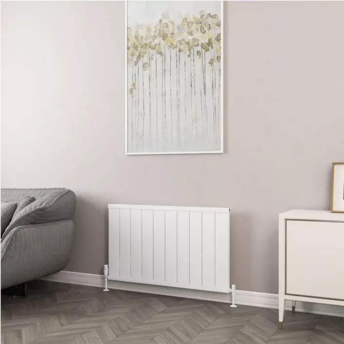 Eastbrook Kingswood Slimline 600 x 1010 Aluminium Radiator Matt White