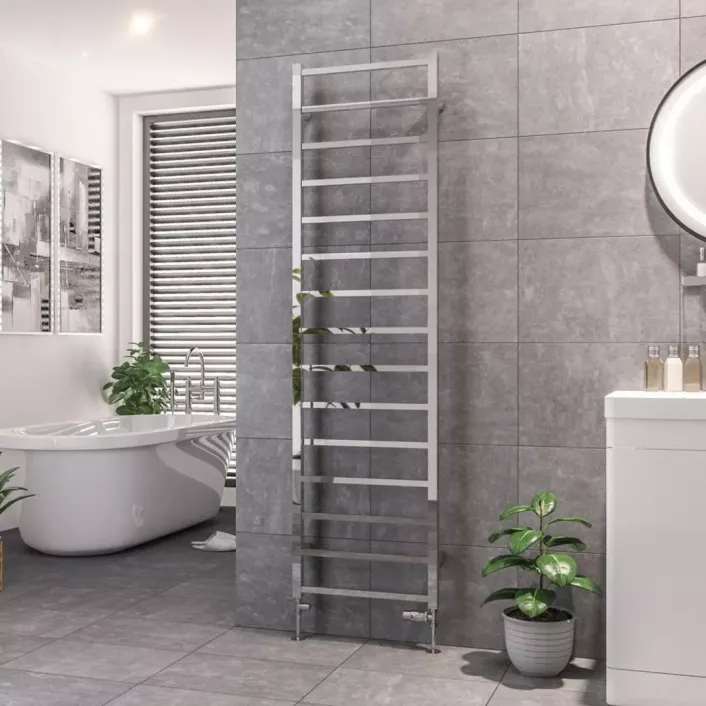 Eastbrook Tuscan Square Towel Rail 1800 x 500 Chrome