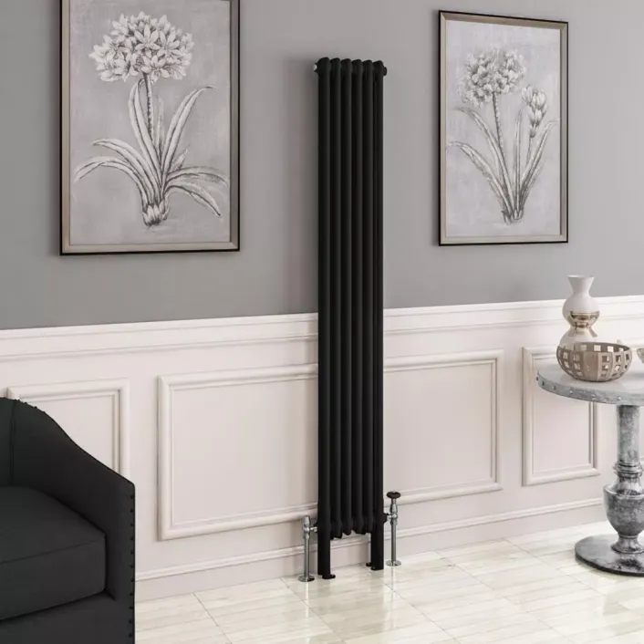Eastbrook Imperia 2 Column Radiator 1800 x 290mm Matt Black