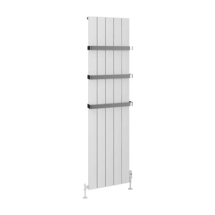 Eastbrook Rosano 1800 x 470 Aluminium Radiator Matt White