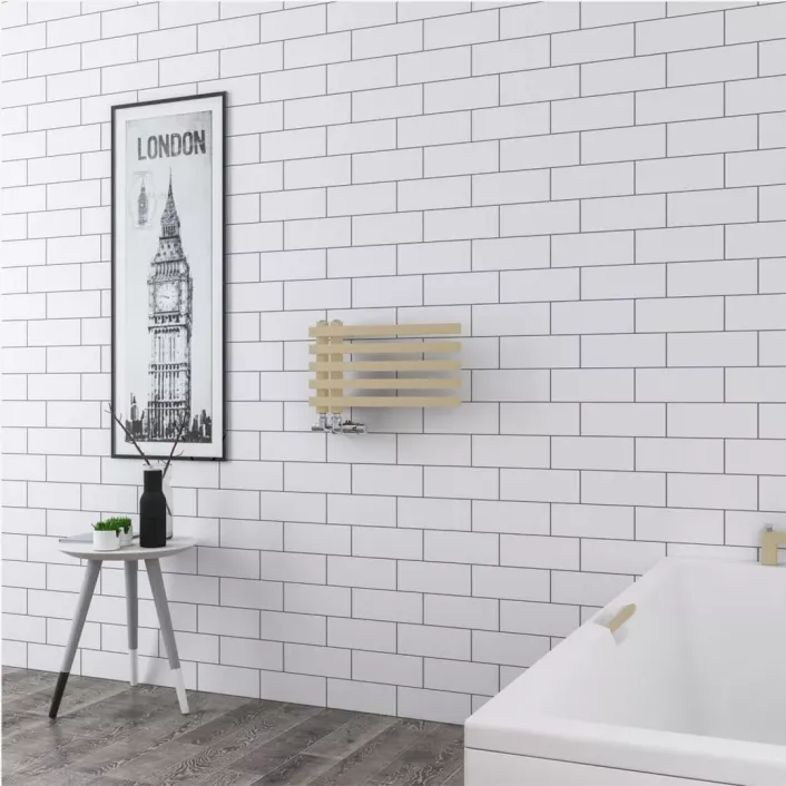 Eastbrook Reinbach 290 x 500mm Towel Rail Matt Cappuccino