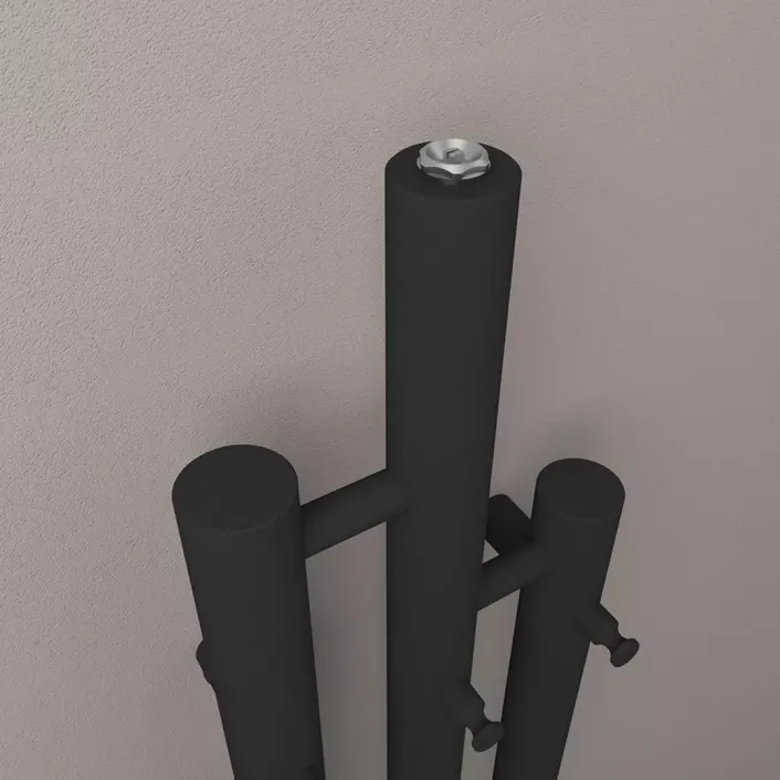 Eastbrook Portchester 1200 x 225 Radiator Matt Black