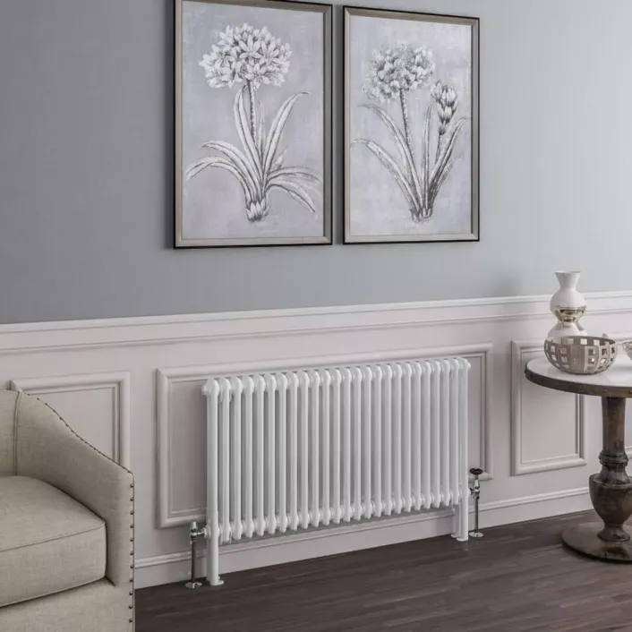 Eastbrook Imperia 2 Column Radiator 600 x 1145mm Gloss White