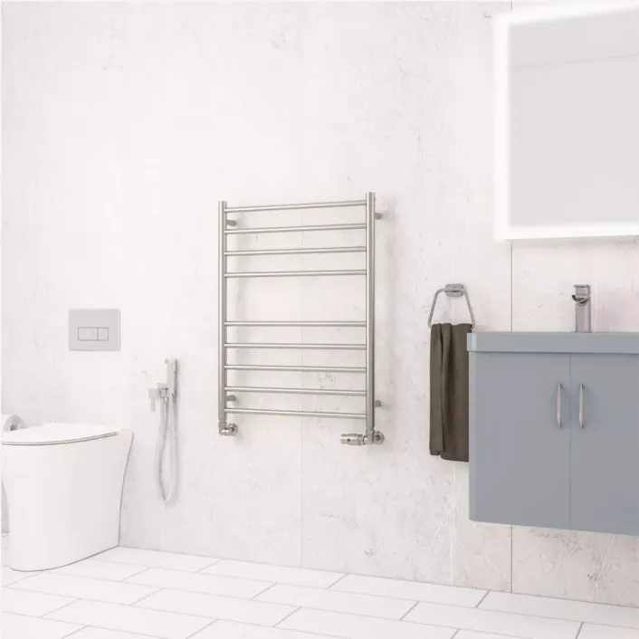 Eastbrook Violla II 790 x 600 Stainless Steel Towel Rail Brushed