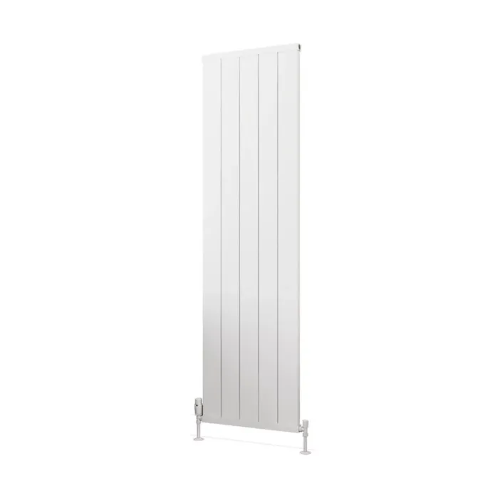 Eastbrook Kingswood Slimline 1800 x 510 Aluminium Radiator Matt White