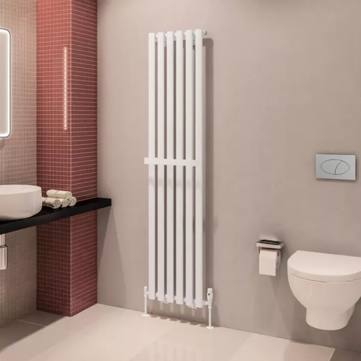 Eastbrook Tunstall V Towel Hanger 420mm Matt White