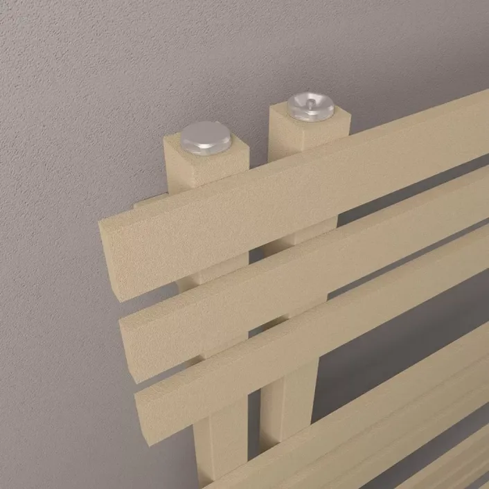 Eastbrook Hurley 800 x 500 Towel Rail Matt Cappuccino