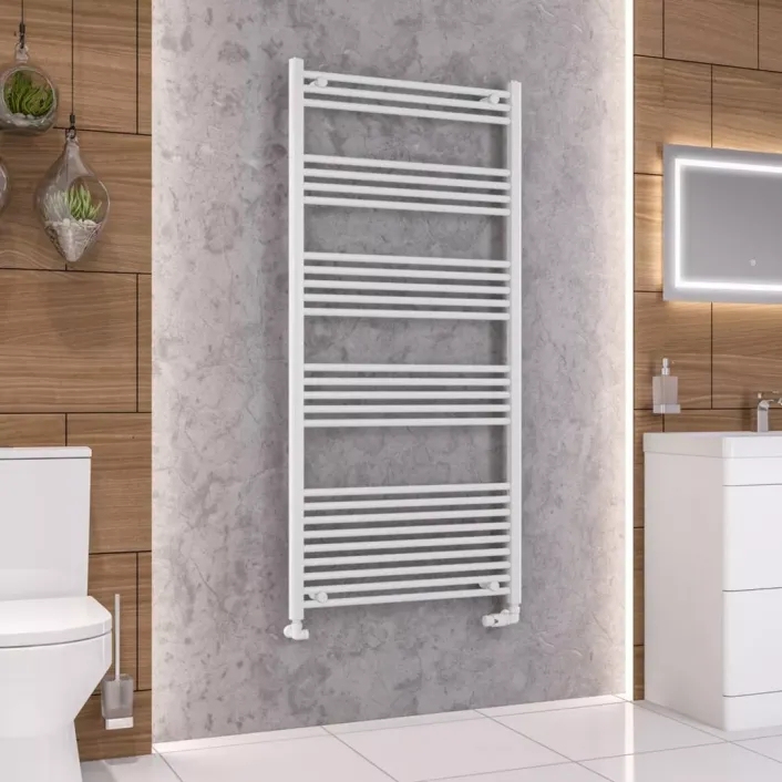 Eastbrook Wendover Straight Multirail 1600 x 750 Gloss White