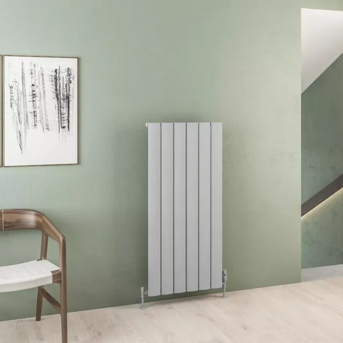 Eastbrook Malmesbury 1200 x 565 Aluminium Radiator Matt Grey