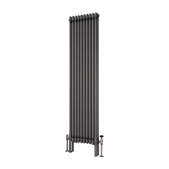 Eastbrook Imperia 3 Column Radiator 1800 x 470mm Bare Metal