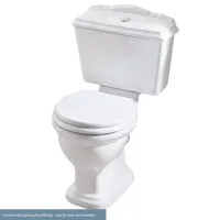 Eastbrook Tamarind Cistern with Fittings and Push Button - White