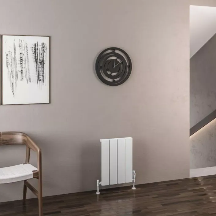 Eastbrook Malmesbury 500 x 375 Aluminium Radiator Matt White