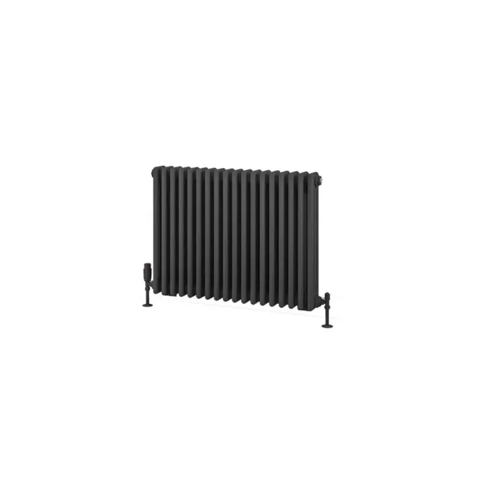 Eastbrook Rivassa 3 Column Rad. 600x833mm Matt Anthracite