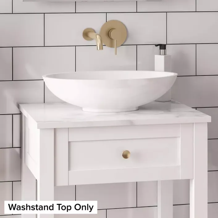 Eastbrook 600mm Quartz Top for Hardwick Washstand (36.2024)