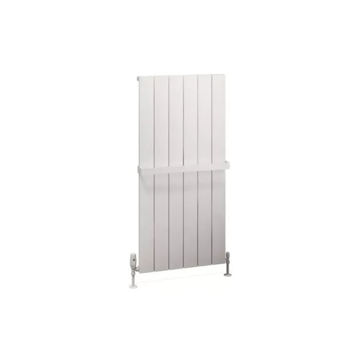 Eastbrook Charlton 1200 x 565 Aluminium Radiator Matt White