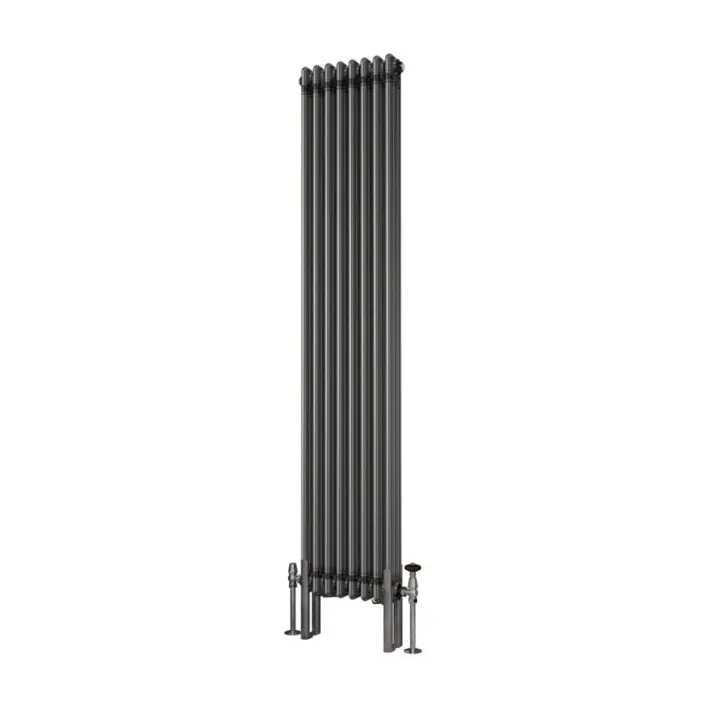 Eastbrook Imperia 3 Column Radiator 1800 x 380mm Bare Metal