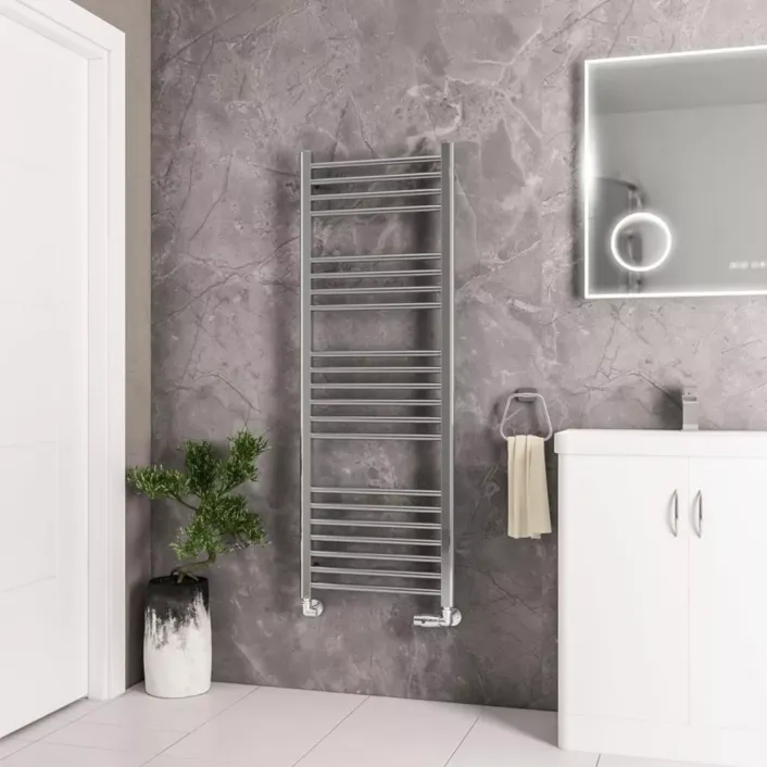 Eastbrook Wendover Straight Stainless Steel Multirail 1400 x 500 Mirror Polished