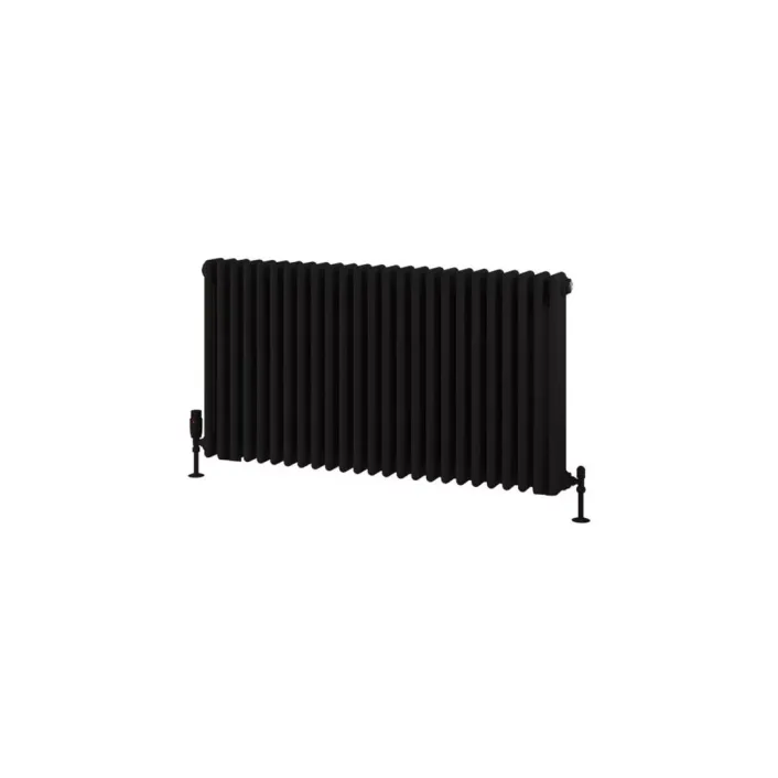 Eastbrook Rivassa 3 Column Radiator 600 x 1148mm Matt Black