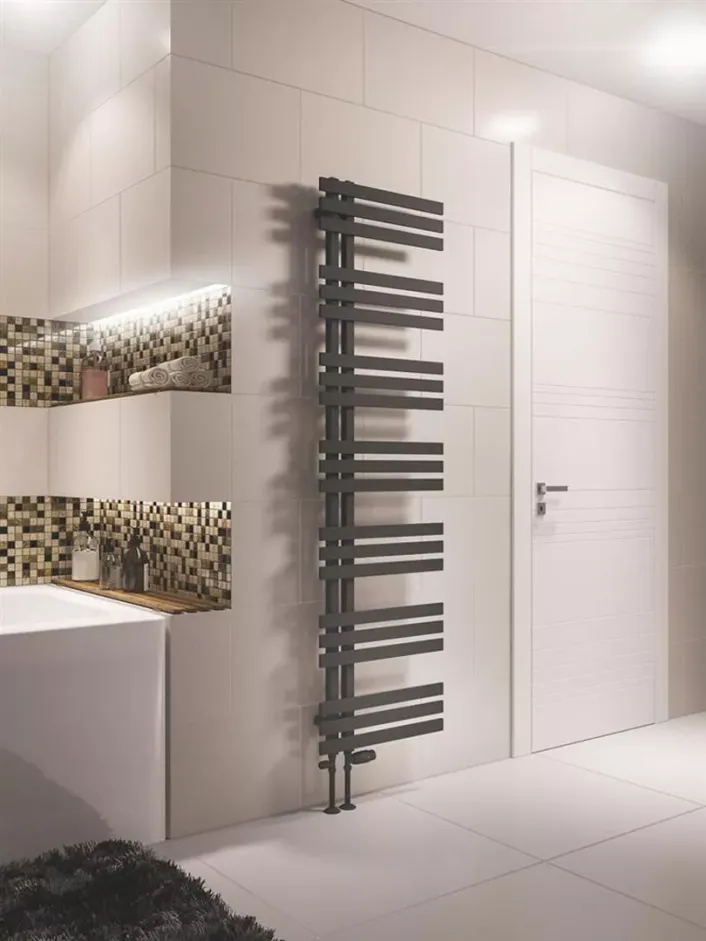 Eastbrook Hurley 1800 x 500 Towel Rail Matt Anthracite