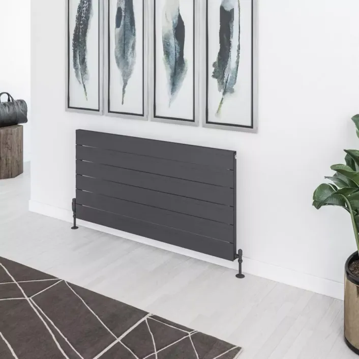 Eastbrook Berkeley 603 x 1200 Aluminium Radiator Matt Anthracite