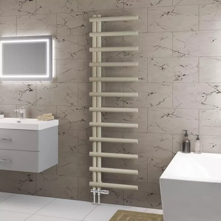 Eastbrook Marlow E-Style 1750 x 500 Towel Rail Matt Cappuccino