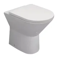 Eastbrook Croxley Comfort Height Back To Wall Eco Vortex WC Pan with Fixings - White