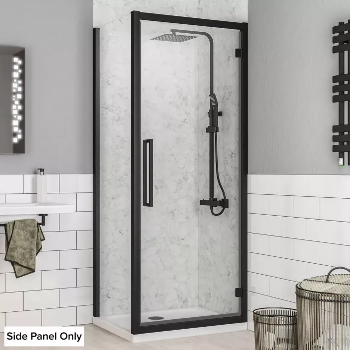 Eastbrook Corniche 2000 8mm 2000mm x 1000mm Side Panel - Matt Black